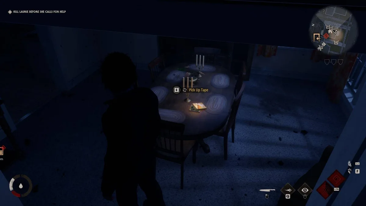Sheriff Brackett's recording on the dining table in the Doyle house
